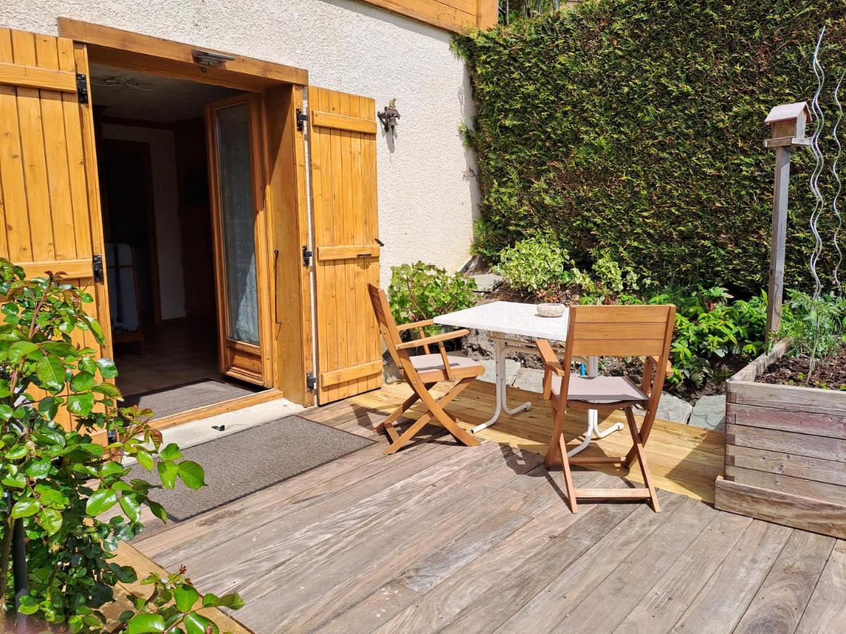 A4 Km De Megeve Tres Joli Studio Avec Jacuzzi ,Vue Sur Les Montagnes Au Calme Praz-sur-Arly Kültér fotó