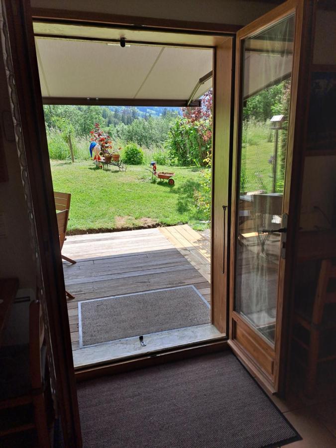 A4 Km De Megeve Tres Joli Studio Avec Jacuzzi ,Vue Sur Les Montagnes Au Calme Praz-sur-Arly Kültér fotó